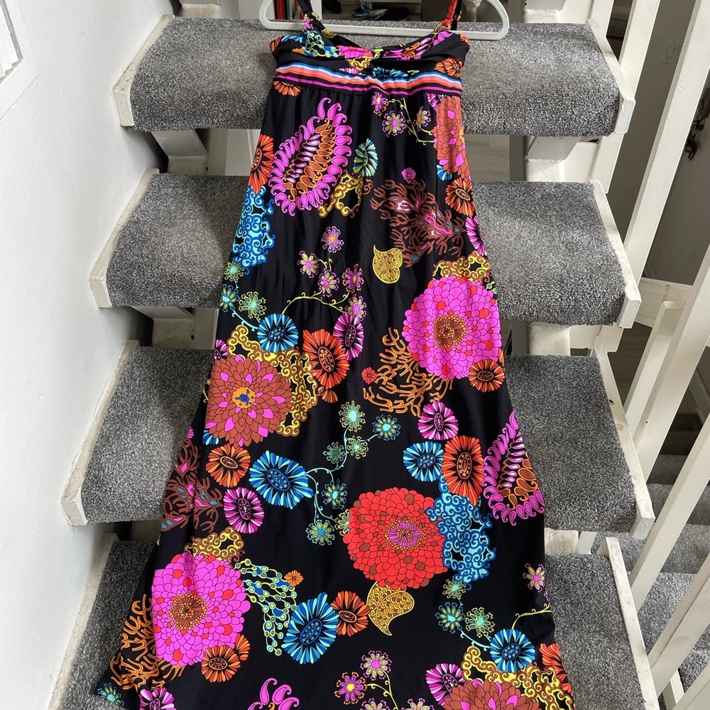 Trina Turk Multicolor Floral  maxi dress